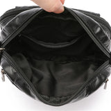 Button Rivet Crossbody Bag Women's PU Leather Shoulder Bags