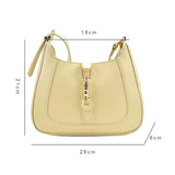 Buylor Women's Shoulder Bags Designers Underarm Handbag Top Purses PU Leather