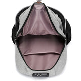 Buylor Business Backpack Men Anti Theft Lock Laptop Bag USB Charging Waterproof