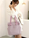 Buylor Canvas Women Shoulder Bag Casual Handbag Lightweight Tote Bag