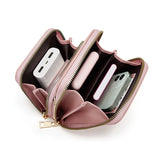 Diamond Lattice Cell Phone Purse Women Bag Wallet Crossbody Shoulder Bag