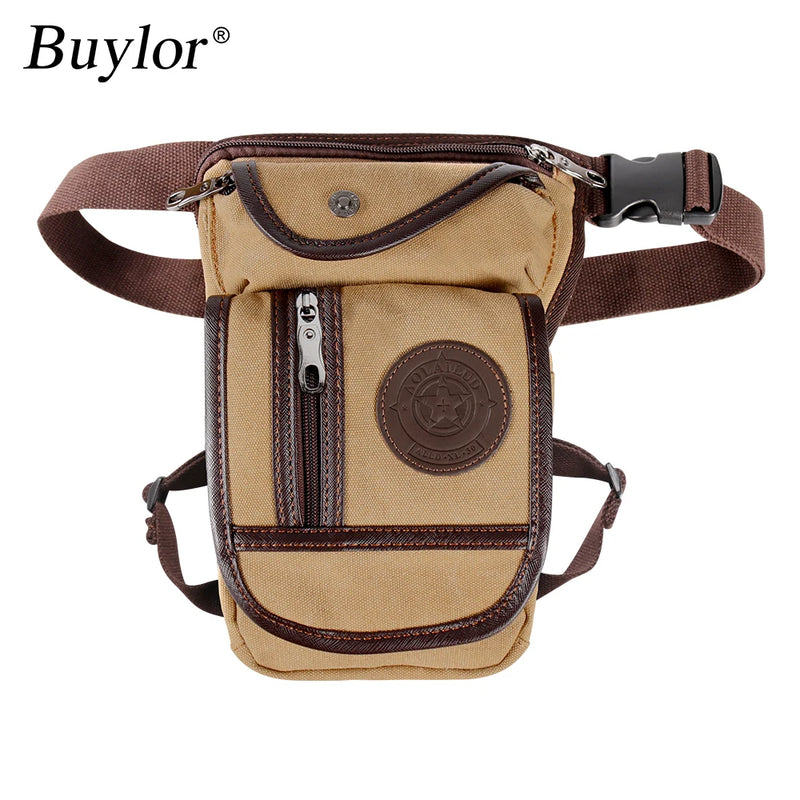 Vintage Thigh Pack Fanny Military Messenger