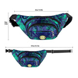 Waterproof Fanny Pack Men Women Waist Bag Zipper Pouch Travel Hiking