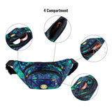 Waterproof Fanny Pack Men Women Waist Bag Zipper Pouch Travel Hiking