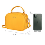 Buylor Crossbody Bag PU Leather Zipper Shoulder Bag Women High Handbags