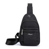 Buylor Sport Chest Bags Cusual Crossbody Bag for Women Shoulder Nylon Solid Ladi