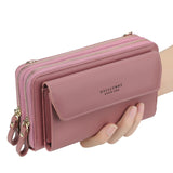 Buylor Flap Women's Bag Crossbody PU Leather Wallet Clutch Purse