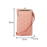 Buylor Hasp Cell Phone Purse Crossbody Leather Shoulder Bags for Women