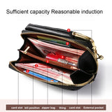 Buylor Hasp Cell Phone Purse Crossbody Leather Shoulder Bags for Women