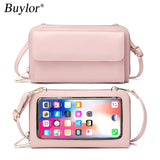 Women's Touch Screen Crossbody Handbag with Shoulder Strap