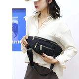Buylor Women's Waist Bag Waterproof Belt Bags Crossbody Chest Bag