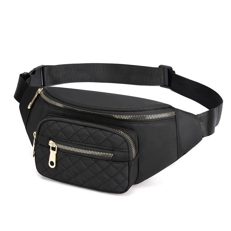 Buylor Women's Waist Bag Waterproof Belt Bags Crossbody Chest Bag