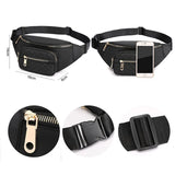 Buylor Women's Waist Bag Waterproof Belt Bags Crossbody Chest Bag