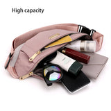 Buylor Nylon Waist Bags Waterproof Shoulder Crossbody Chest Bags for Women