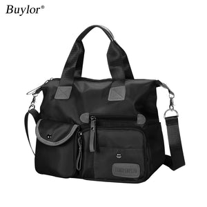 Buylor Nylon Women Shoulder Bag Large Capacity