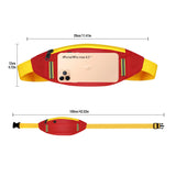 Buylor Running Waist Pack Sports Belt Bag Reflective Fanny Pack