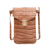 Buylor Small Crossbody Cellphone Purse Stone Pattern Shoulder Phone Bags Women