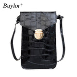 Buylor Small Crossbody Cellphone Purse Stone Pattern Shoulder Phone Bags Women