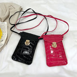 Buylor Small Crossbody Cellphone Purse Stone Pattern Shoulder Phone Bags Women