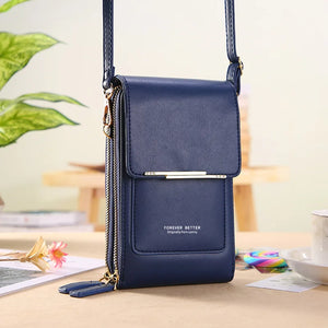 Buylor Soft Leather Wallets Women's Bag Touch Screen Cell Phone Purse Bags