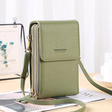Buylor Soft Leather Wallets Women's Bag Touch Screen Cell Phone Purse Bags