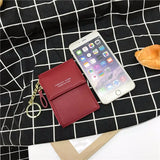 Buylor Soft Leather Women's Bag Wallets Touch Screen Cell Phone Purse