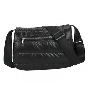 Warm Women Shoulder Bag Flap Nylon Cotton Crossbody Handbag