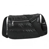 Warm Women Shoulder Bag Flap Nylon Cotton Crossbody Handbag