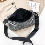 Warm Women Shoulder Bag Flap Nylon Cotton Crossbody Handbag