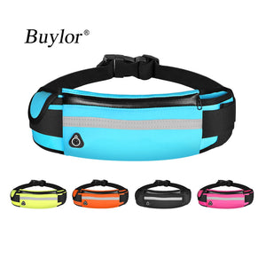 Buylor Sports Waist Pack Running Bum Bag Men Waterproof Fanny Pack Belt Bag
