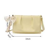 Buylor Summer Folds Square Bags Soft PU Leather Women's Handbag Shoulder Bag