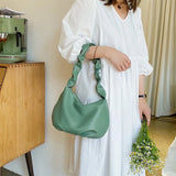 Buylor Summer Pleated Handlebags PU Women's Bag