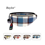 Buylor Waist Bag For Women Belt Bag Canvas Fanny Pack Girl Hip Bum Bag