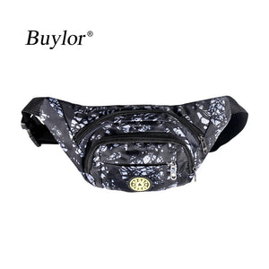 Buylor Waist Pack Casual Belt Bag Functional Polyester Fanny Pack