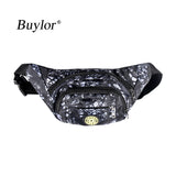 Buylor Waist Pack Casual Belt Bag Functional Polyester Fanny Pack