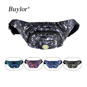 Buylor Waist Pack Casual Belt Bag Functional Polyester Fanny Pack