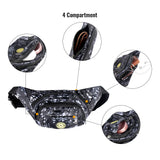 Buylor Waist Pack Casual Belt Bag Functional Polyester Fanny Pack