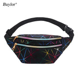 Holographic Waist Pack for Women Fanny Pack Crossbody Bag Girls Chest Bag Travel