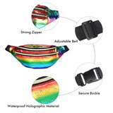 Buylor Waist Pack Women Belt Bags Holographic Bag Fanny Pack Laser
