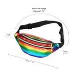 Buylor Waist Pack Women Belt Bags Holographic Bag Fanny Pack Laser