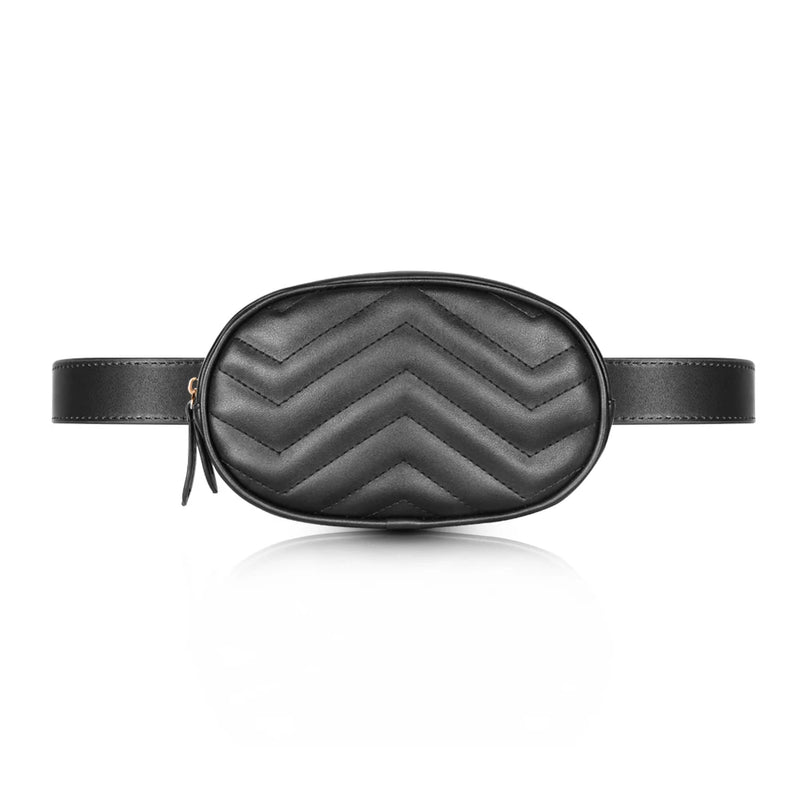 Buylor Women Waist Pack Fanny Bag Chest Bag Girls Bum Bag PU Leather