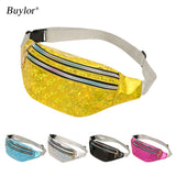 Buylor Holographic Waist Pack for Women Girls