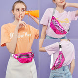 Buylor Holographic Waist Pack for Women Girls