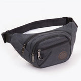 Buylor Canvas Waist Pack Fanny Pack Sports Hip Bag Phone Pounch