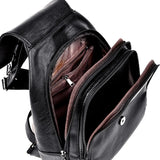 Buylor Women Backpack Leather Shoulder Bag Casual Large Capacity Female Backpack