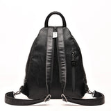 Buylor Women Backpack Leather Shoulder Bag Casual Large Capacity Female Backpack