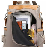 Buylor Women Backpack Waterproof Anti-Theft Oxford Backpack