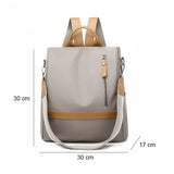 Buylor Women Backpack Waterproof Anti-Theft Oxford Backpack