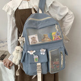 Buylor Women Backpack Nylon Waterproof Rucksack Teen Girls School Bag