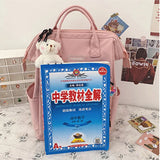 Buylor Women Backpack Waterproof Candy Colors Female Backpack